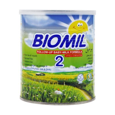 شیر خشک بیومیل ۲ فاسکا | ۴۰۰ گرم | مناسب ۶ تا ۱۲ ماهگی