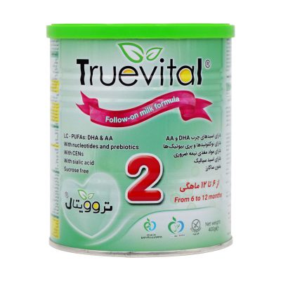 شیر خشک تروویتال ۲ | ۴۰۰ گرم | مناسب از ۶ تا ۱۲ ماهگی