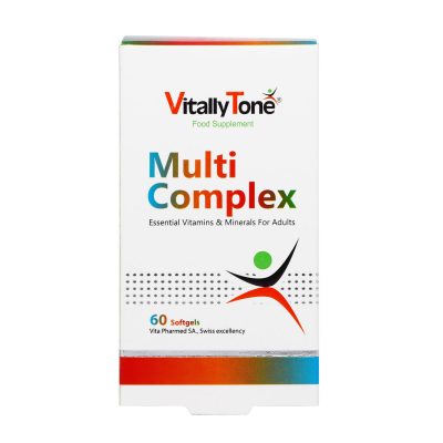 سافت ژل مولتی کمپلکس ویتالی تون | ۶۰ عدد |  ترکیب کاملی از ویتامین ها و مواد معدنی