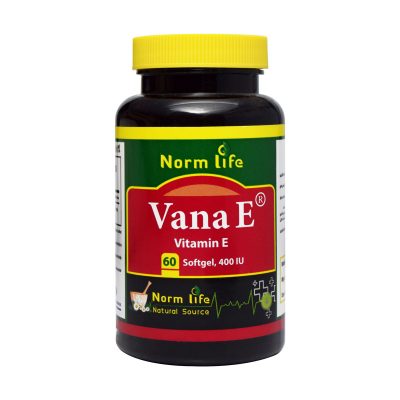 سافت ژل وانا ای ویتامین ای ۴۰۰ نورم لایف | ۶۰ عدد | کمک به تقویت سیستم ایمنی