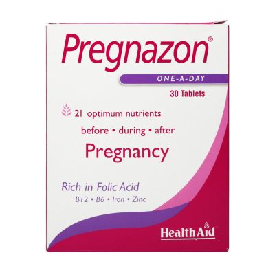 قرص پرگنازون هلث اید | ۳۰ عدد |مکمل دوران بارداری و شیردهی