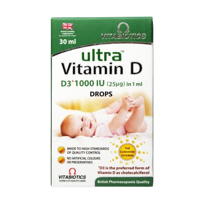 قطره اولترا ویتامین D ویتابیوتیکس |۳۰ میلی لیتر |تقویت استخوان کودکان