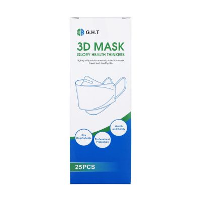 ماسک سه بعدی جی اچ تی | ۲۵ عدد |پیشگیری از ابتلا به کرونا