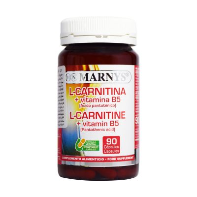 کپسول ال کارنیتین با ویتامین B5 مارنیز | ۹۰ عدد |تامین انرژی عضلات