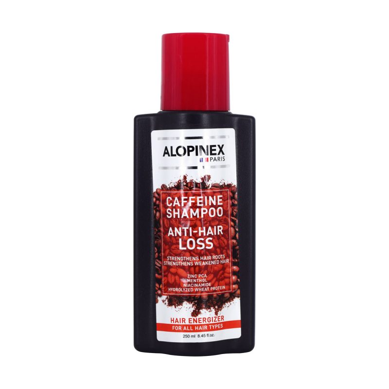 شامپو کافئین ضد ریزش روزانه انواع مو آلوپینکس تقویت کننده مو