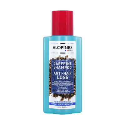 شامپو کافئین ضد ریزش مناسب کف سر چرب و موی خشک آلوپینکس | ۲۵۰ میلی لیتر |ضد ریزش مو