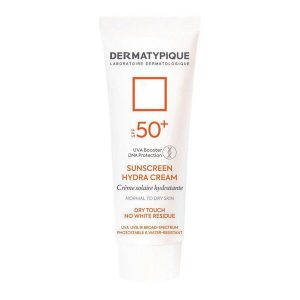 ضد آفتاب بی رنگ هیدرا مناسب پوست خشک +SPF50 درماتیپیک