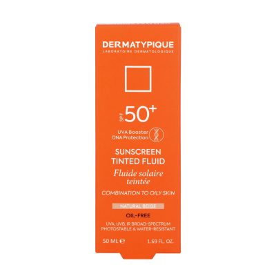 ضد آفتاب فلویید بژ طبیعی پوست مختلط و چرب +SPF50 درماتیپیک | ۵۰ میلی لیتر