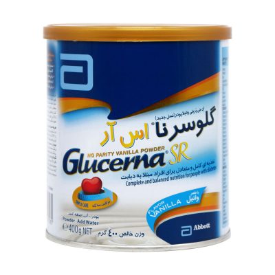 پودر گلوسرنا اس آر ابوت | ۴۰۰ گرم | مکمل غذایی برای افراد دیابتی
