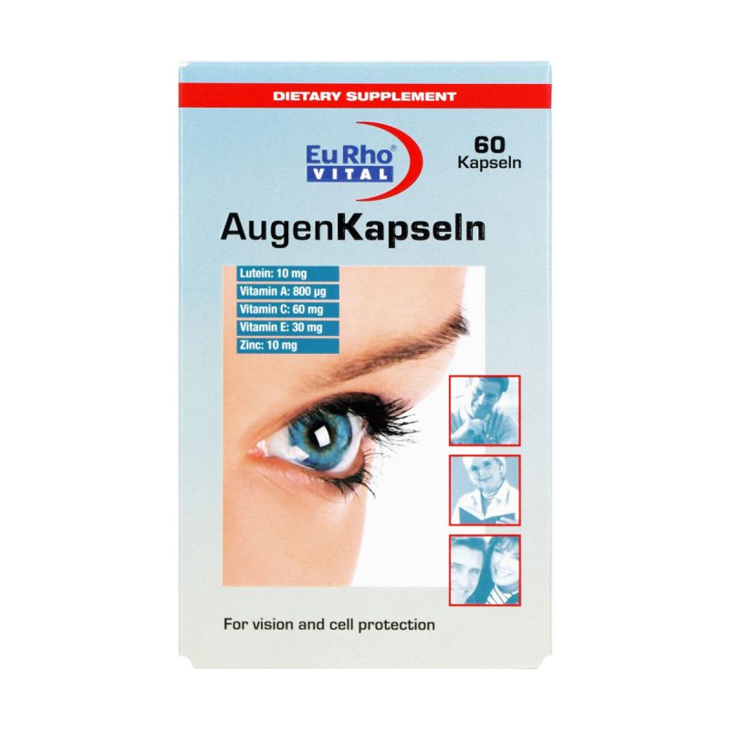 کپسول اوژن یورو ویتال 60 عدد بهبود بینایی