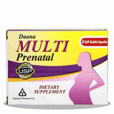 کپسول مولتی پریناتال دانا فارما |۳۰ عدد|تامین مواد مغذی در زنان باردار
