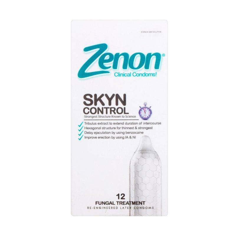 کاندوم زنون 12 تایی نازک تاخیری اسکین کنترل