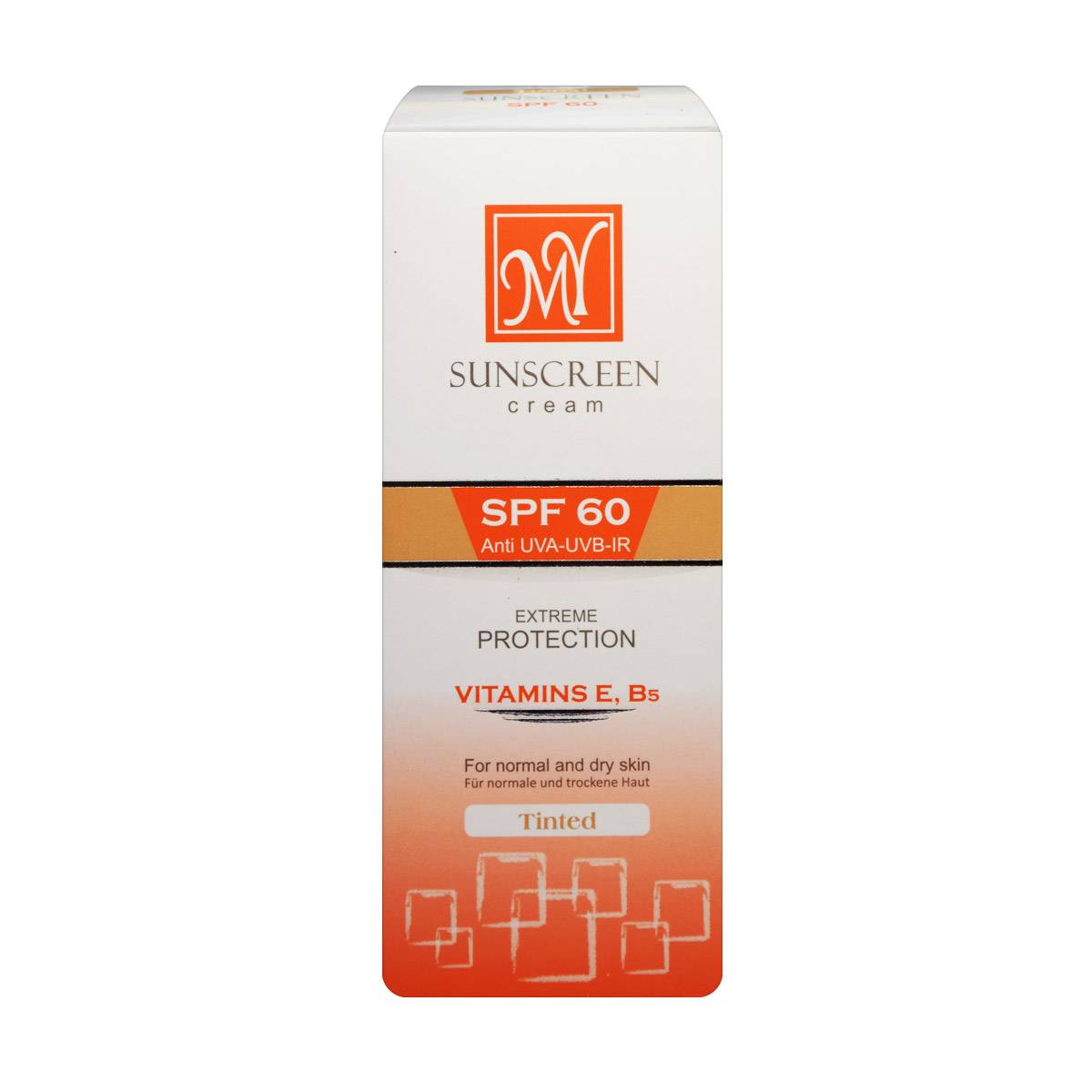 کرم ضد آفتاب رنگی SPF60 مای |۵۰ میلی لیتر|مناسب پوست های معمولی و خشک