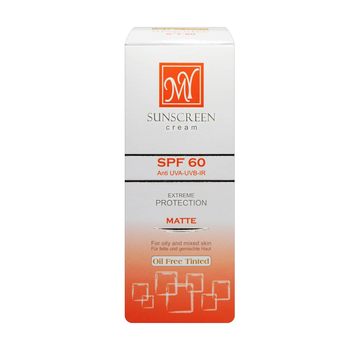 کرم ضد آفتاب SPF 60 مای |۵۰ میلی لیتر|رنگی مات فاقد چربی و مناسب پوست های چرب و مختلط