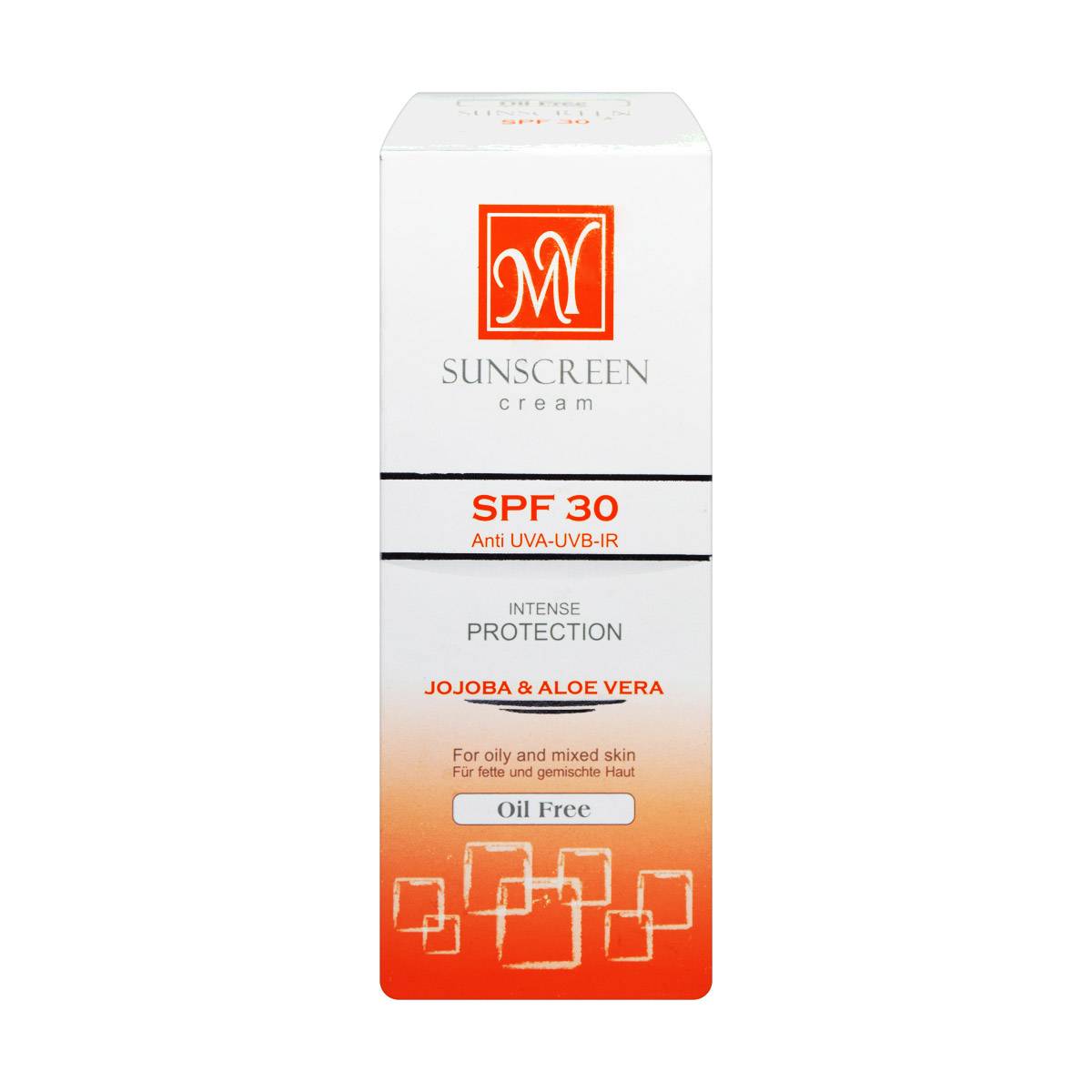 کرم ضد آفتاب SPF30 مای بی رنگ |۵۰ میلی لیتر|فاقد چربی و مناسب پوست های چرب و مختلط
