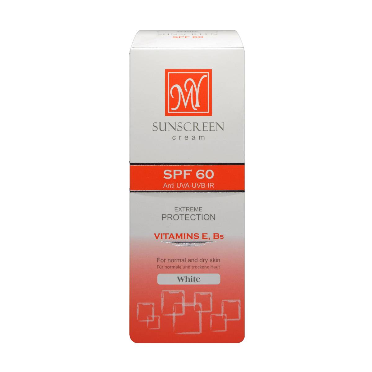کرم ضد آفتاب SPF 60 مای  |۵۰ میلی لیتر|مناسب پوست های معمولی و خشک