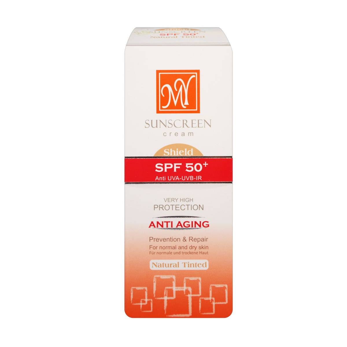 ضد آفتاب SPF50 رنگ طبیعی مای |۵۰ میلی لیتر|مناسب پوست های معمولی و خشک