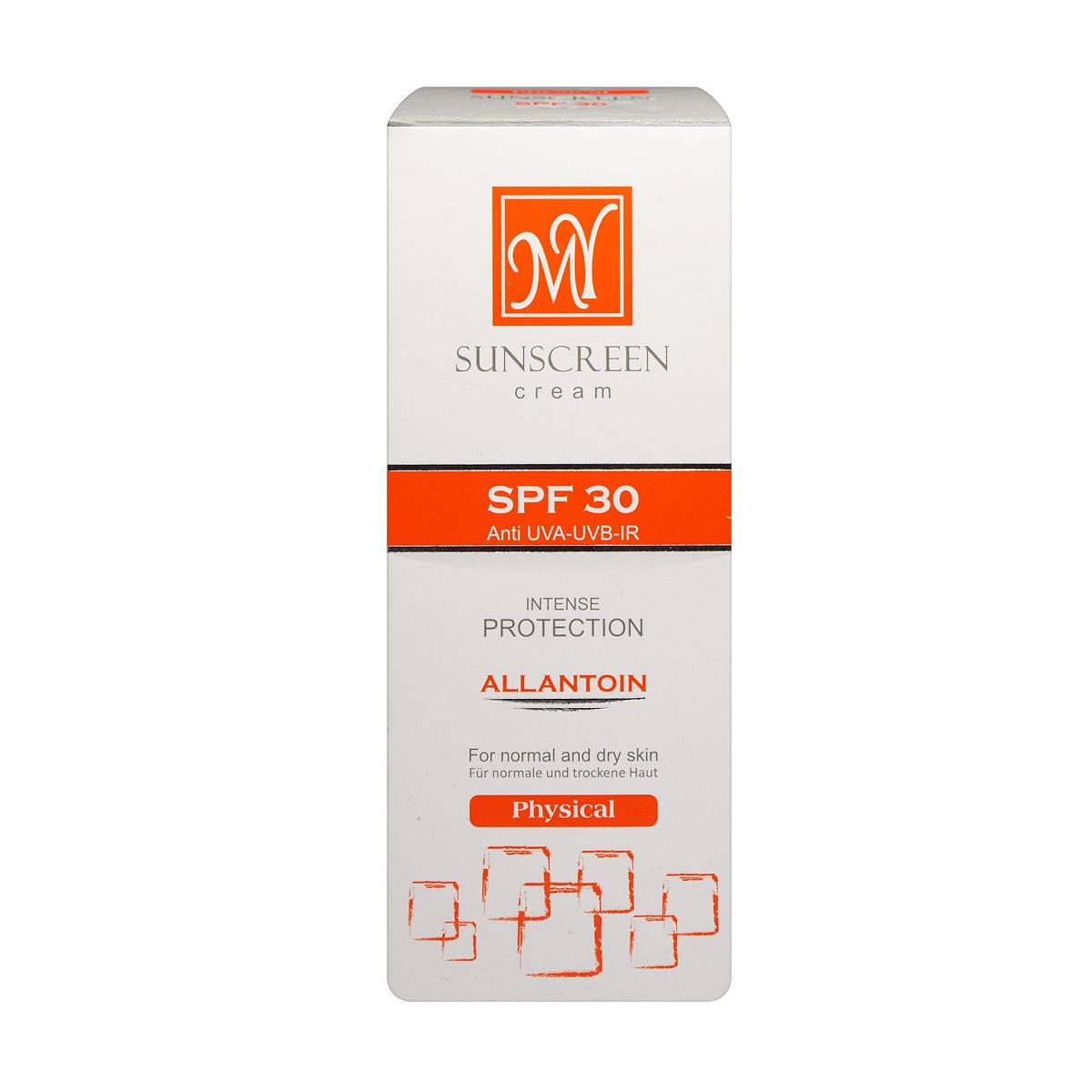 کرم ضد آفتاب فیزیکال SPF30 مای مناسب پوست های معمولی تا خشک|۵۰ میلی لیتر|پیشگیری از چین و چروک