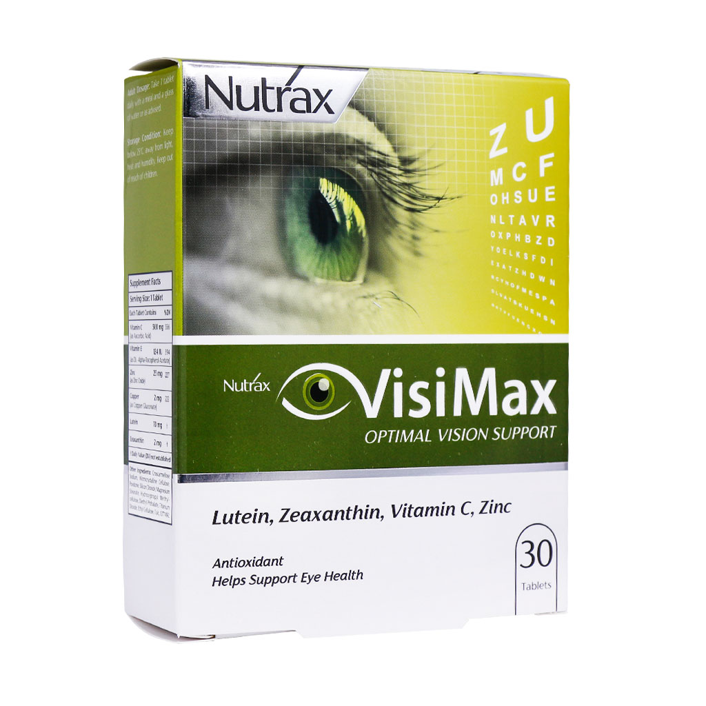 قرص ویزیمکس نوتراکس |۳۰ عدد| حفظ سلامت بینایی و چشم ها